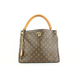 Louis Vuitton Black Monogram Noir Gaia Hobo Bag Lock Artsy 259lvs56