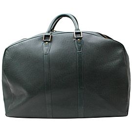 Louis Vuitton Green Taiga Leather Helanga Garment Bag