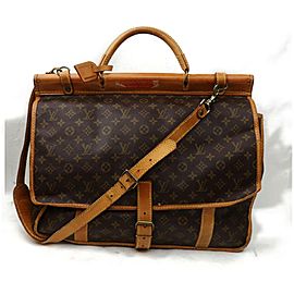 Louis Vuitton 872068 Monogram Sac Kleber Chasse Garment Bag with Strap Bandouliere