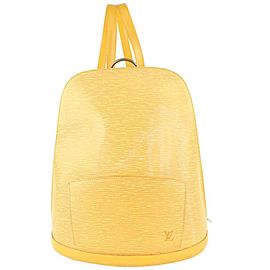 Louis Vuitton Yellow Epi Leather Gobelins Backpack 108lv58