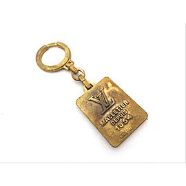 Louis Vuitton Ultra Rare Brass Keychain First Edition 211339