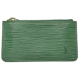 Louis Vuitton Green Epi Leather Pochette Cles Key Pouch 862370