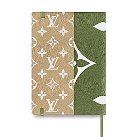 Louis Vuitton Khaki Beige Monogram Giant Gustave Notebook MM 859222