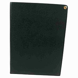 Louis Vuitton Anniversary Limited Porte Documents Green Taiga Leather Folder 872948