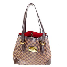 Louis Vuitton Damier Ebene Hampstead Mm Tote 11la528