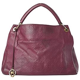 Louis Vuitton Bordeaux Aurore Empreinte Leather Monogram Artsy MM Hobo Bag 861836