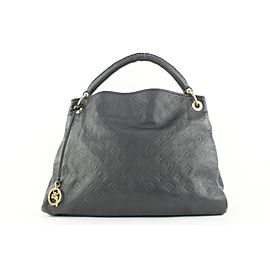 Louis Vuitton Black Empreinte Monogram Leather Artsy MM Hobo Bag 552lvs310