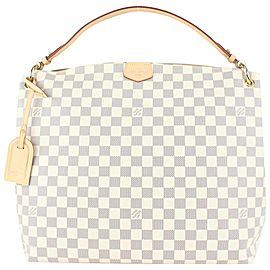 Louis Vuitton Damier Azur Gracefull MM Hobo Bag 98lv41