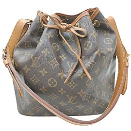 Louis Vuitton Monogram Petit Noe Drawsting Bucket Hobo Bag 862301