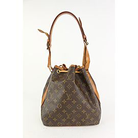 Louis Vuitton Monogram Petit Noe Drawstring Bucket Hobo Bag 1019lv24