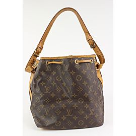 Louis Vuitton Monogram Petit Noe Drawstring Bucket Hobo Bag 3LVN1025