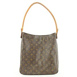 Louis Vuitton Monogram Looping GM Zip Hobo Bag 355lvs224