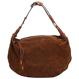 Louis Vuitton Brown Suede Onatah GM Hobo Bag 863029