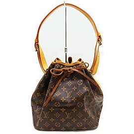 Louis Vuitton Monogram Petite Noe Drawsting Bucket Hobo Bag 862255