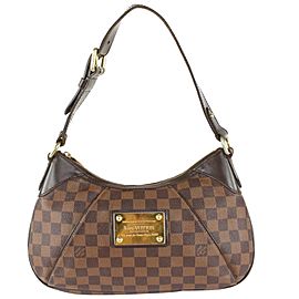 Louis Vuitton Damier Ebene Thames PM Hobo Bag 1015lv50