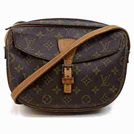 Louis Vuitton Jeune fille Monogram 872880 Brown Coated Canvas Cross Body Bag