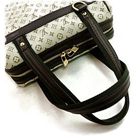 Louis Vuitton Josephine Pm Boston Boston 872565 Olive Khaki Monogram Mini Lin Satchel