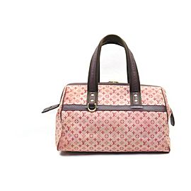 Louis Vuitton Cherry Bordeaux Monogram Mini Lin Josephine GM Boston Speedy 861486