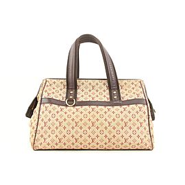 Louis Vuitton Cherry Monogram Bordeaux Mini Lin Josephine GM Boston Speedy 855833