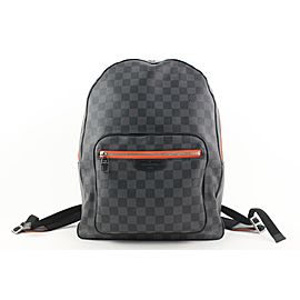 Louis Vuitton Orange Damier Graphite Josh Backpack 474lvs63