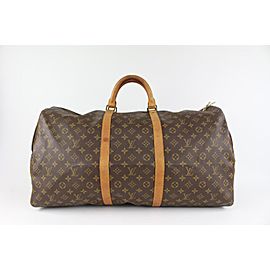 Louis Vuitton Large Monogram Keepall 60 Duffle Bag 122lv16