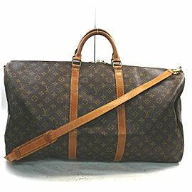 Louis Vuitton Monogram Keepall Bandouliere 60 Duffle with Strap 860836