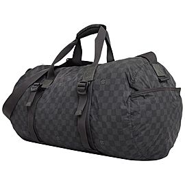 Louis Vuitton Damier Graphite Practical Keepall Bandouliere Duffle 231504