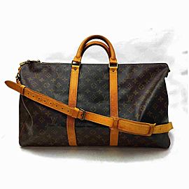 Louis Vuitton Monogram Keepall Bandouliere 50 Duffle with Strap 860839