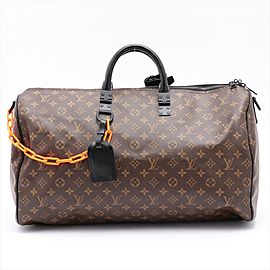 Louis Vuitton Virgil Abloh Monogram Chain Keepall Bandouliere 50 Duffle 2lm32lv