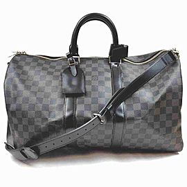 Louis Vuitton Damier Graphite Bandouliere Keepall 45 with Strap 860999W