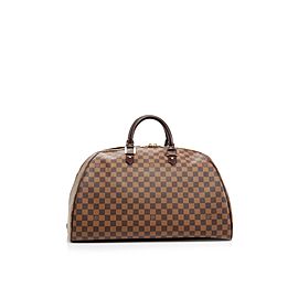 Louis Vuitton Damier Ebene Ribera GM Weekend Travel Keepall 12LV1108