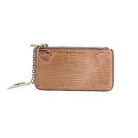 Louis Vuitton Key Cles 1lr0628 Brown Epi Leather Clutch