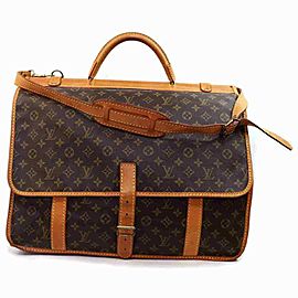 Louis Vuitton Monogram Sac Kleber with Strap Travel Bag 860488