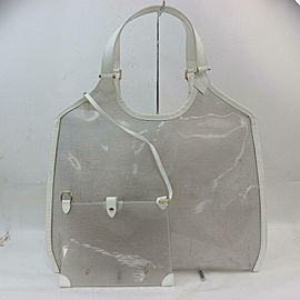 Louis Vuitton Clear Epi Baia Coconut Epi Plage Lagoon Bay Tote with Pouch 871666