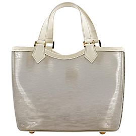 Louis Vuitton White Clear Epi Plage Mini Lagoon Bay Tote 248lvs212