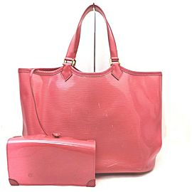 Louis Vuitton Red Epi Plage Lagoon Bay Tote Bag with Pouch 862383