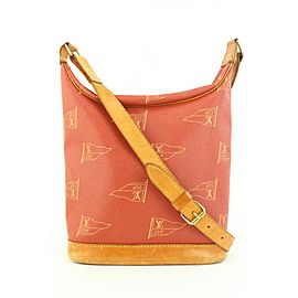 Louis Vuitton Red LV Cup Le Touquet Hobo Bag 772lvs41