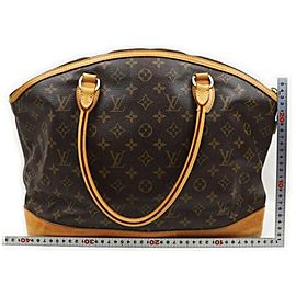 Louis Vuitton Monogram Lockit Horizontal Large Bowling Bag 861994