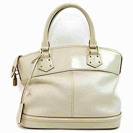 Louis Vuitton Ivory Suhali Leather Lockit PM 860178