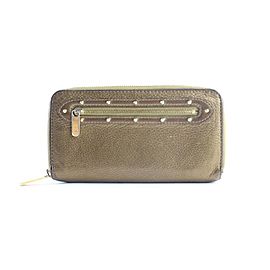 Louis Vuitton Bronze Suhali Long Zippy Wallet 228121