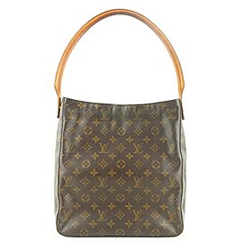 Louis Vuitton Monogram Looping GM Zip Hobo Bag 549lvs310