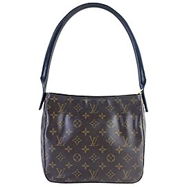 Louis Vuitton Monogram Looping MM Black Macassar 858625