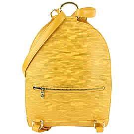 Louis Vuitton Yellow Epi Leather Mabillon Backpack 6lv1108