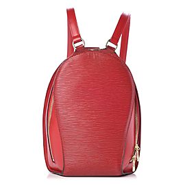 Louis Vuitton Red Epi Mabillon Backpack 860963