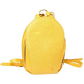 Louis Vuitton Yellow Epi Leather Castillian Mabillon Backpack 859659