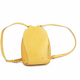 Louis Vuitton Yellow Epi Mabillon Mini Backpack 871495