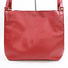 Louis Vuitton Mandara Hobo Epi Mm 868362 Red Leather Shoulder Bag