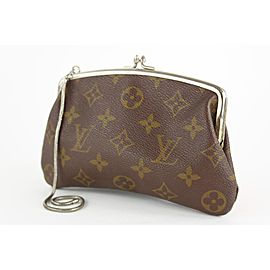 Louis Vuitton Ultra Rare Monogram Marais Kisslock Pouch French Twist Bag 10LVS129