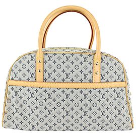 Louis Vuitton Navy Monogram Mini Lin Marie Boston 1013lv13