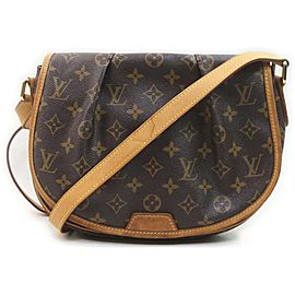 Louis Vuitton Monogram Menilmontant PM Crossbody Messenger Bag 862535